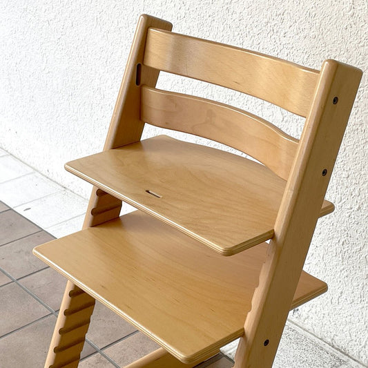 ストッケ STOKKE トリップトラップ TRIPP TRAPP ベビーチェア キッズチェア S/N3～ ナチュラル ノルウェー 北欧家具 ◇