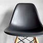 ハーマンミラー Herman Miller × ヴィトラ vitra サイドシェルチェア ブラック ポリプロピレン ダウェルベース C&R イームズ ミッドセンチュリー ■