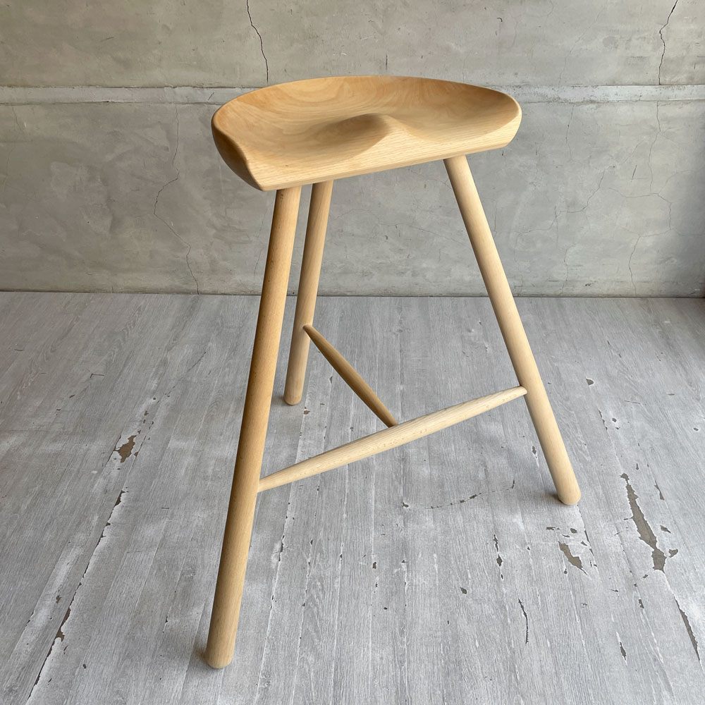 ワーナー Werner シューメーカーチェア Shoemaker Chair NO.69 スツール ビーチ材 ラーズ・ワーナー デンマーク 北欧家具 定価 ¥46,750- ♪