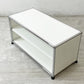 USMハラー USM Haller モジュラーファニチャー ハラーシステム AVボード ローボード ディバイダーシェルフ ピュアホワイト スイス ●
