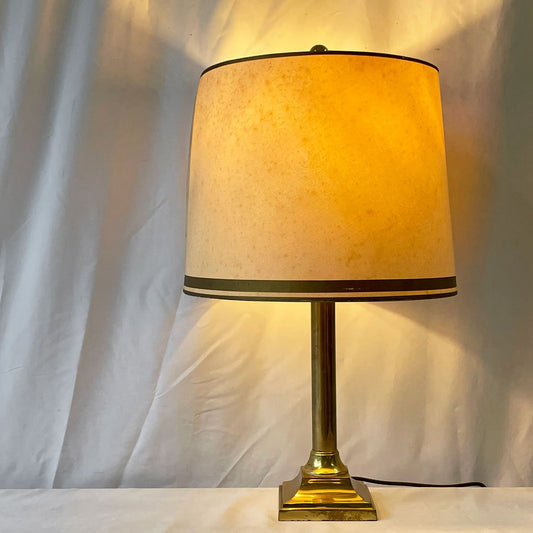 ヨーロピアンビンテージ European Vintage テーブルランプ テーブルライト ペーパーシェード 2灯  West Germany 旧西ドイツ ◇