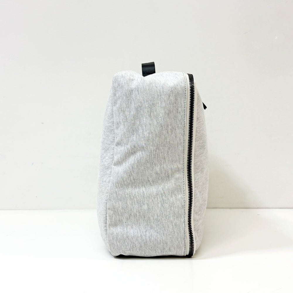 ブルネロクチネリ BRUNELLO CUCINELLI スウェット生地 ハンドバッグ イタリア 約W36×D11×H25cm ブラックライン ●