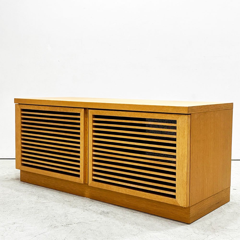 カンディハウス CONDE HOUSE アム am エスポワ システムファニチャー テレビボード ローボード オーク材 メッシュ W112cm ●