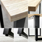 かなでもの KANADEMONO ザ・テーブル THE TABLE スタンディングデスク 160×80cm ラバーウッド天板 スクエアレッグ 配線孔キャップ付き 合計定価 ￥70,500- ●