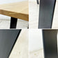 かなでもの KANADEMONO ザ・テーブル THE TABLE ダイニングテーブル デスク ラバーウッド無垢集成材 スチール W100cm ナチュラル インダストリアル ●