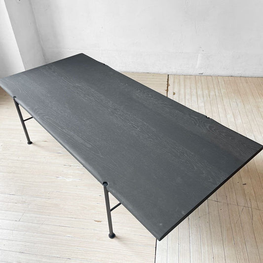 コンプレックス COMPLEX ノマド ローテーブル レグタングル NOMAD LOW TABLE RECTANGLE センターテーブル オーク無垢材 スミブラック 定価 ¥286,000- ★