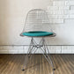ヴィトラ vitra ワイヤーチェア Eames Wire Chair DKR5 エッフェルベース シートパッド付 ファブリック グリーン系 C&R イームズ ミッドセンチュリー ◎