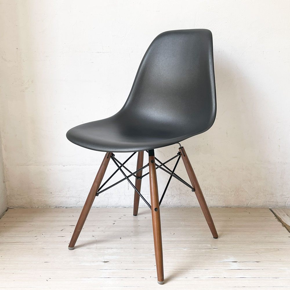 ハーマンミラー Herman Miller サイドシェルチェア ポリプロピレン製 ブラック ドゥエルレッグ C&R イームズ ミッドセンチュリー ★