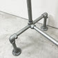 キークランプ KeeKlamp 単管 ハンガーラック パイプ シルバー H182cm インダストリアルデザイン 店舗什器 A ●