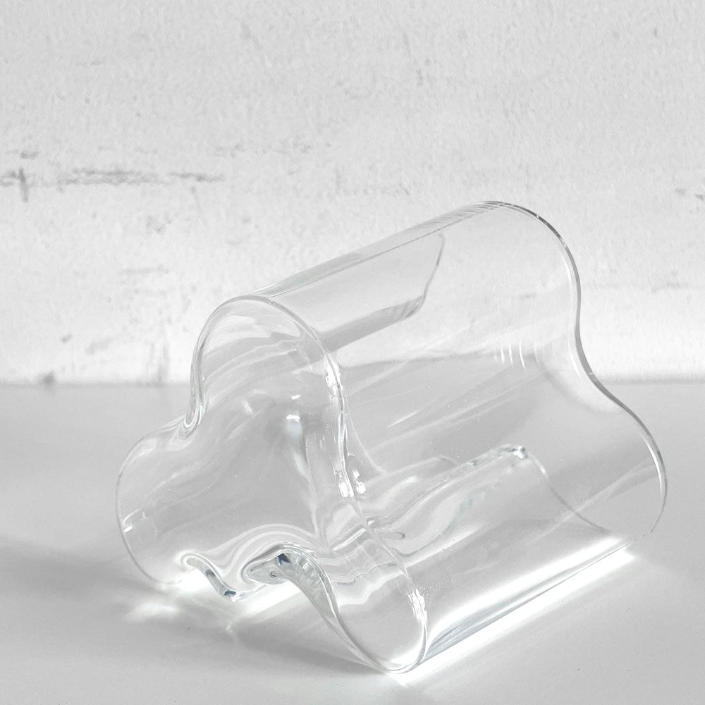 イッタラ iittala アルヴァ・アアルトコレクション Alvar Aalto Collection ベース H95mm クリア 北欧雑貨 ■