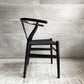 カールハンセン＆サン Carl Hansen & Son CH24 Yチェア ブラックラッカー×ブラックペーパーコード  ビーチ材 日本仕様サイズ ハンス・J・ウェグナー デンマーク 北欧家具 A ♪