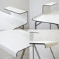 イデー IDEE テクンオフィスデスク TECHN OFFICE DESK ホワイト ラミネート天板 クラウディオ・コルッチ デザイン 希少 ●