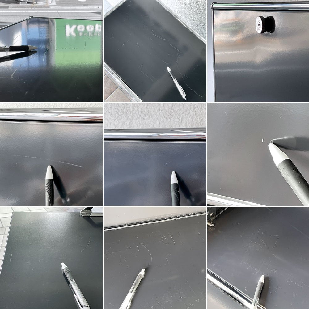 ユーエスエムハラー USM Haller モジュラーファニチャー Modular Furniture キャビネット シェルフ 1列4段 旧型 スイス ◇