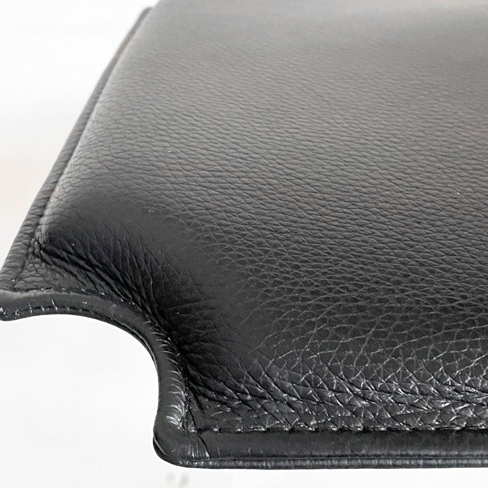 カールハンセン＆サン Carl Hansen & Son ウィッシュボーンチェア WISHBONE CHAIR CH24 Yチェア 専用チェアクッション レザー ブラック ■