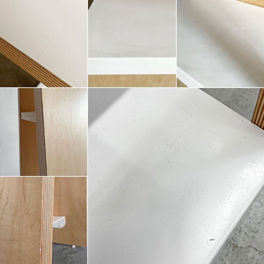 デッセンス dessence シェルフ 4段 マガジンラック付 収納棚 店舗什器 W120cm 山本和豊 オーダー家具 〓