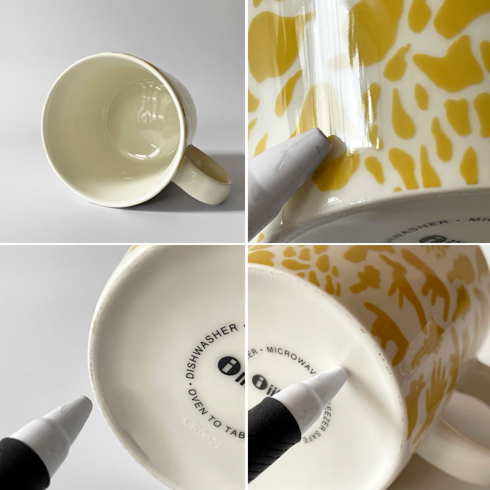 イッタラ iittala OTC マグ チーター イエロー スコープ SCOPE 別注 6000個限定 オイバ トイッカ Oiva Toikka 陶器 フィンランド 北欧食器 ◇