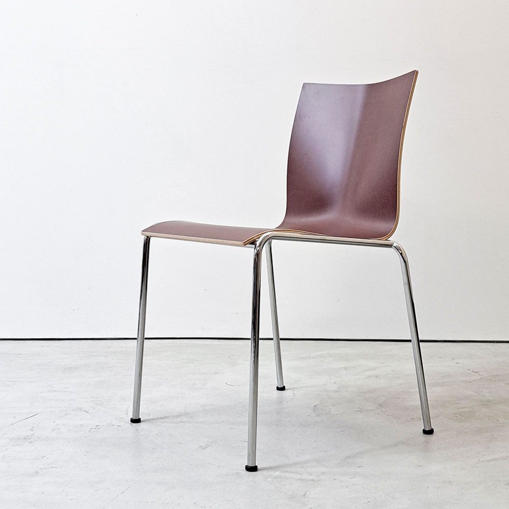 エンゲルブレヒト Engelbrechts チャリック CHAIRIK 101 ダイニングチェア スタッキング 4本脚 シナモン 未使用品 定価63,800円 ●