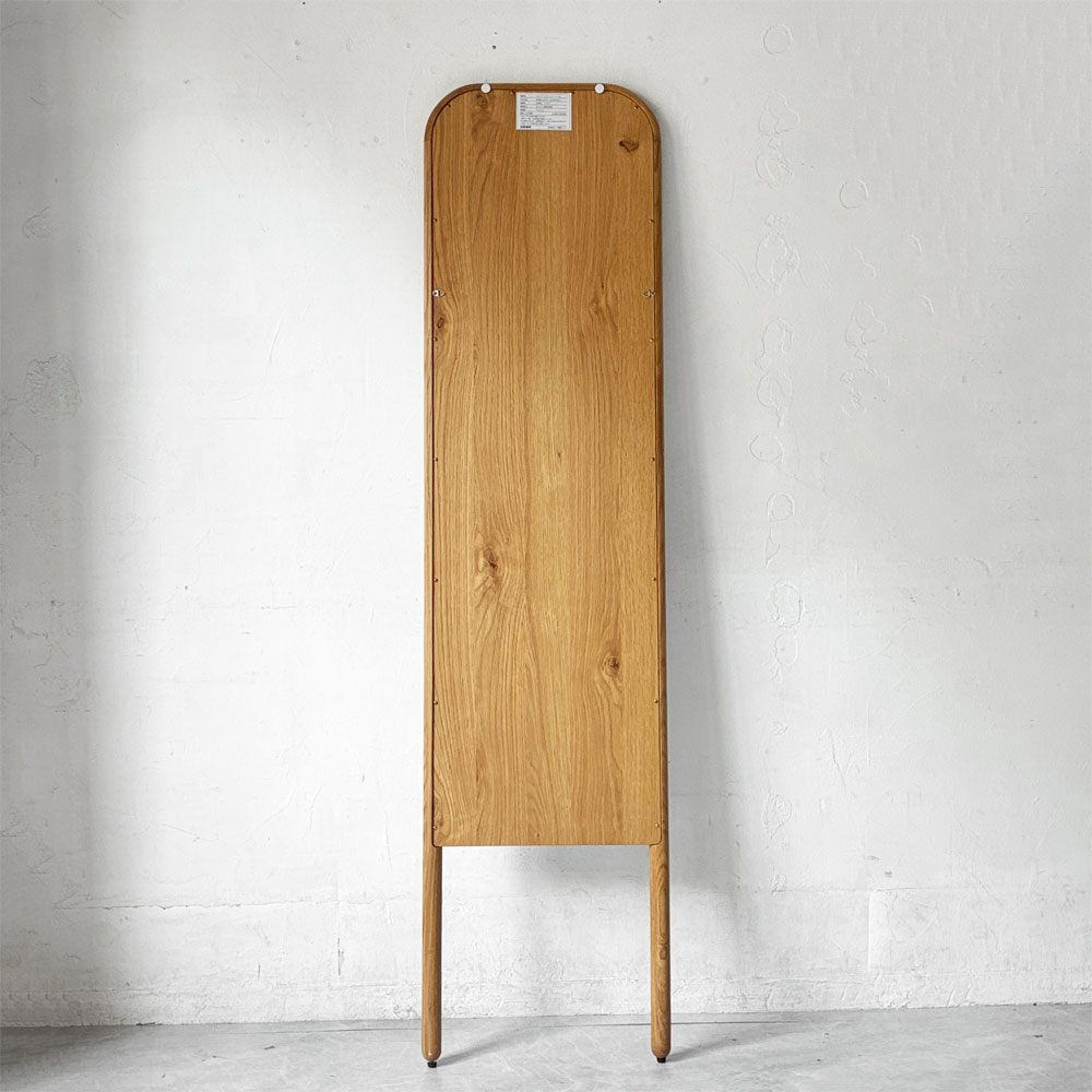 ノーウェアライクホーム NOWHERE LIKE HOME スーク SUK スタンドミラー オーク無垢材 姿見 全身鏡 H160cm 関家具 ★