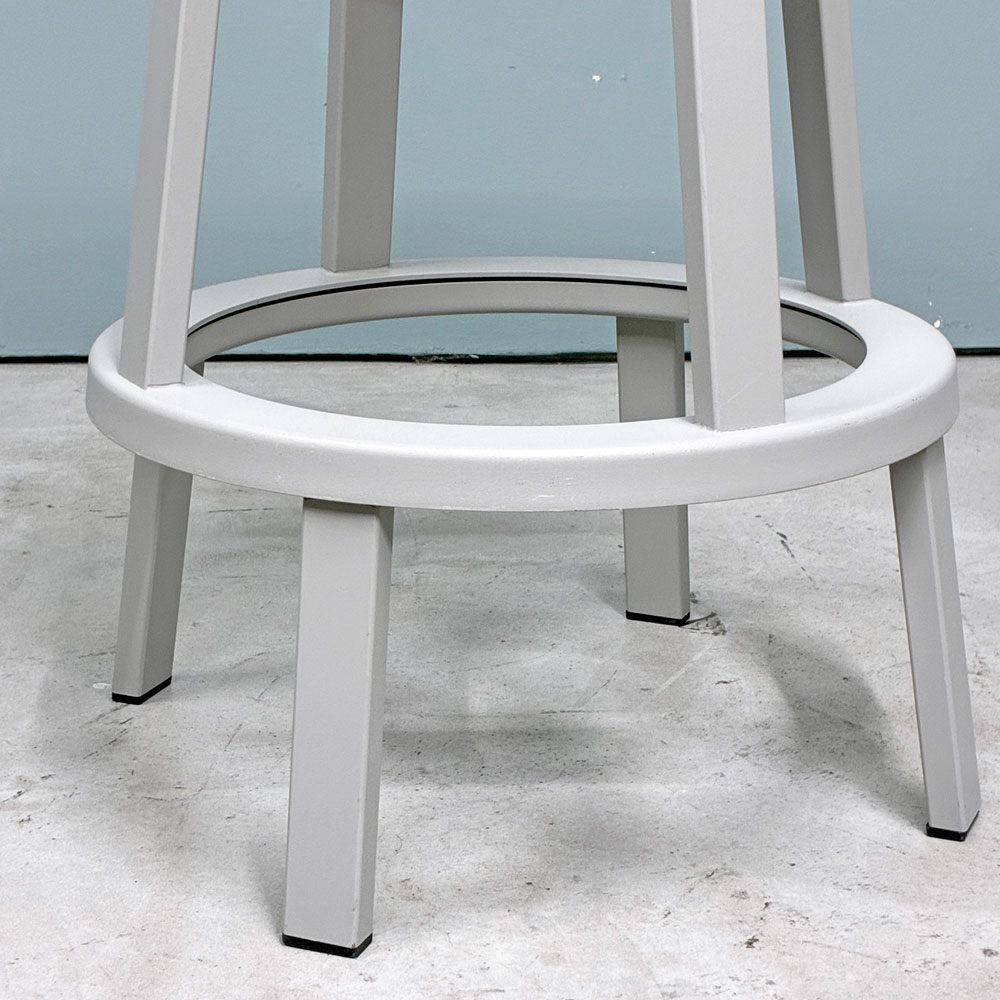 ヘイ HAY リボルバー バースツール ロー REVOLVER BAR STOOL LOW H65cm スカイグレー 回転式座面 レオン・ランズメイヤー デンマーク A ◎