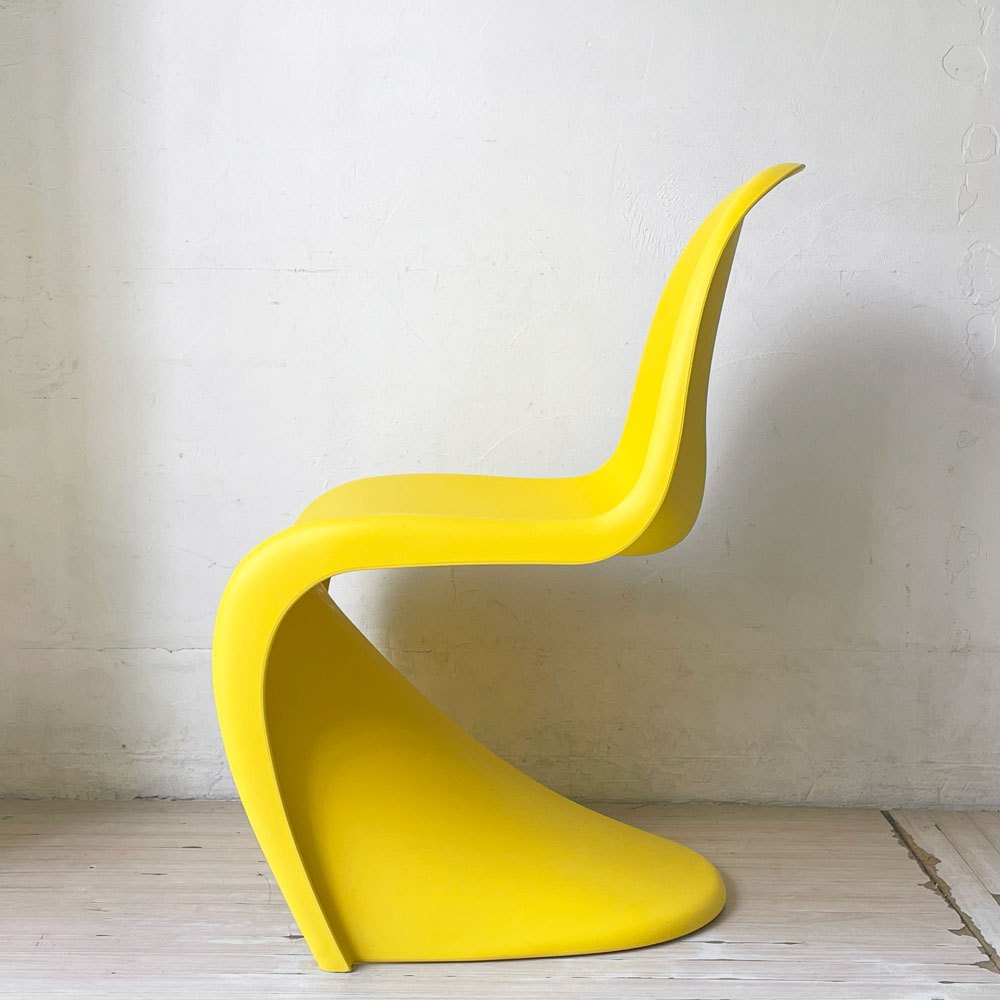 ヴィトラ vitra パントンチェア Panton Chair イエロー 廃盤カラー ヴェルナー・パントン ミッドセンチュリー スペースエイジ 美品 ★