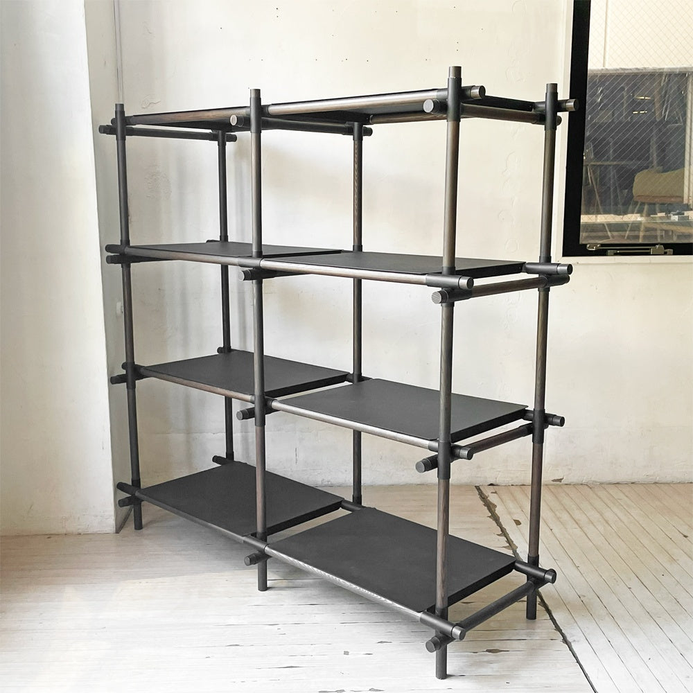 メニュー Menu スティックシェルビングシステム Stick Shelving System 2列3段 モジュラー式 モダン 北欧 参考定価￥240,000- ★