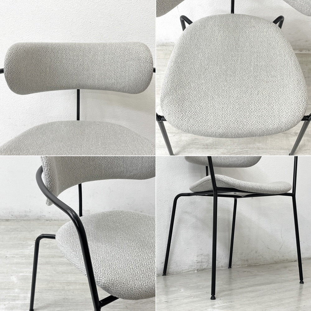 ワークプラス Work Plus ホアカチェア HOAKA CHAIR アームチェア スタッキング スチールフレーム ファブリック グレー アスプルンド取扱 B ●