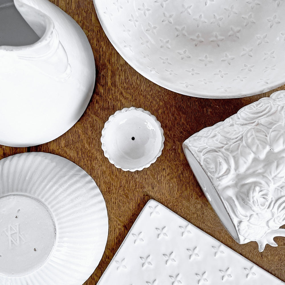 アスティエ・ド・ヴィラット ASTIER de VILLATTE ルイス Louis XV ピッチャー H17cm 陶器 フランス ■