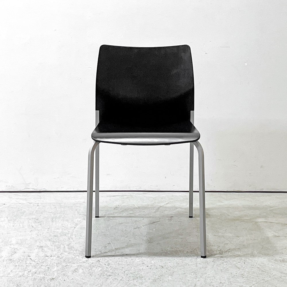 カッシーナイクスシー Cassina ixc. ロビン ROBIN スタッキングチェア ダイニングチェア プライウッド ブラック モダンデザイン 廃番 B ●