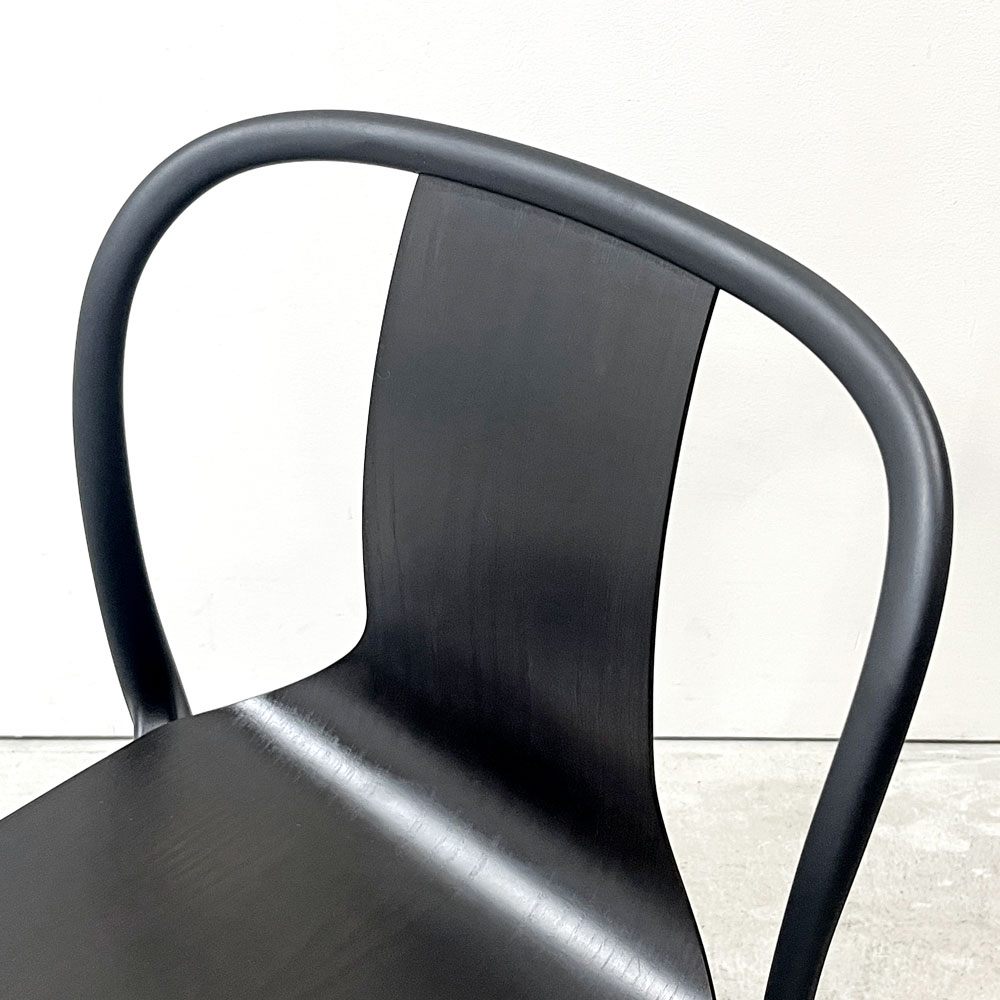 ヴィトラ Vitra ベルヴィルチェア Belleville Chair アームレスチェア ダイニングチェア スタッキングチェア オーク材 ダークブラウン系カラー ロナン & エルワン・ブルレック A ●