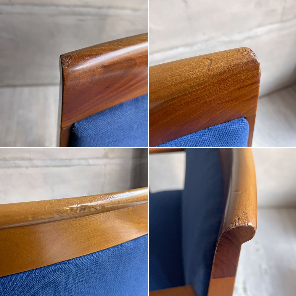 モルテーニ Molteni&C テアトロ Teatro アームチェア ダイニングチェア チェリー材 アルド ロッシ Aldo Rossi & ルカ メダ Luca meda イタリアビンテージ B