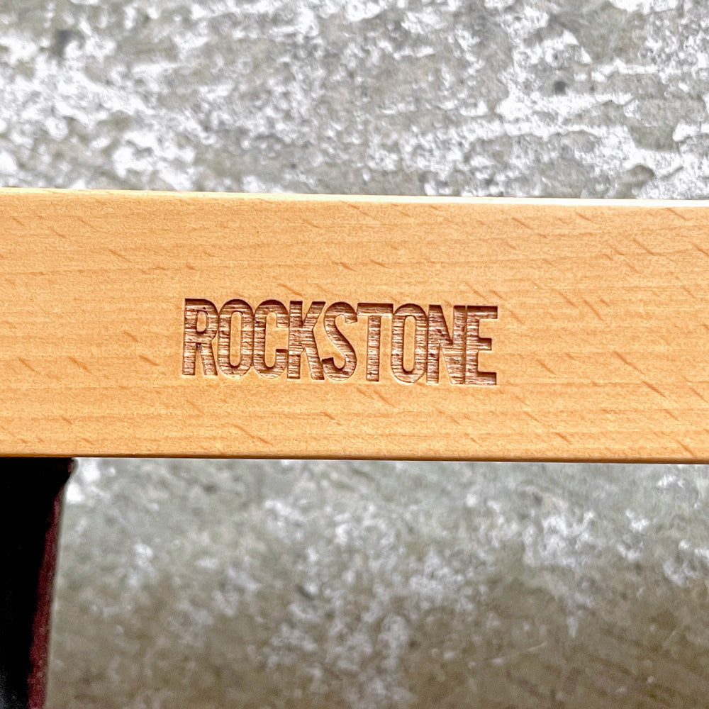 ロックストーン ROCKSTONE PM260 BORDER サイドチェア ダイニングチェア ブナ材 ファブリック 未使用保管品 参考価格￥77,000- B ■