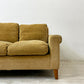 トラックファニチャー TRUCK FURNITURE FKソファ SOFA トリム TRIM 3シーター F-21 グリーンコーデュロイ ウォールナット無垢材 定価￥440,000- ●