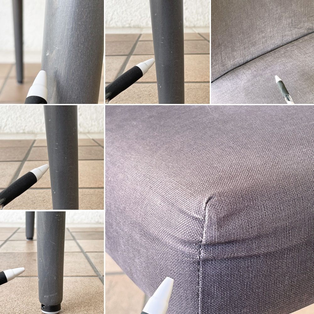 リーンロゼ ligne roset ロゼチルコ チェア ROSETCIRCO CHAIR ダイニングチェア ファブリック グレー系 モダンデザイン フランス ◇
