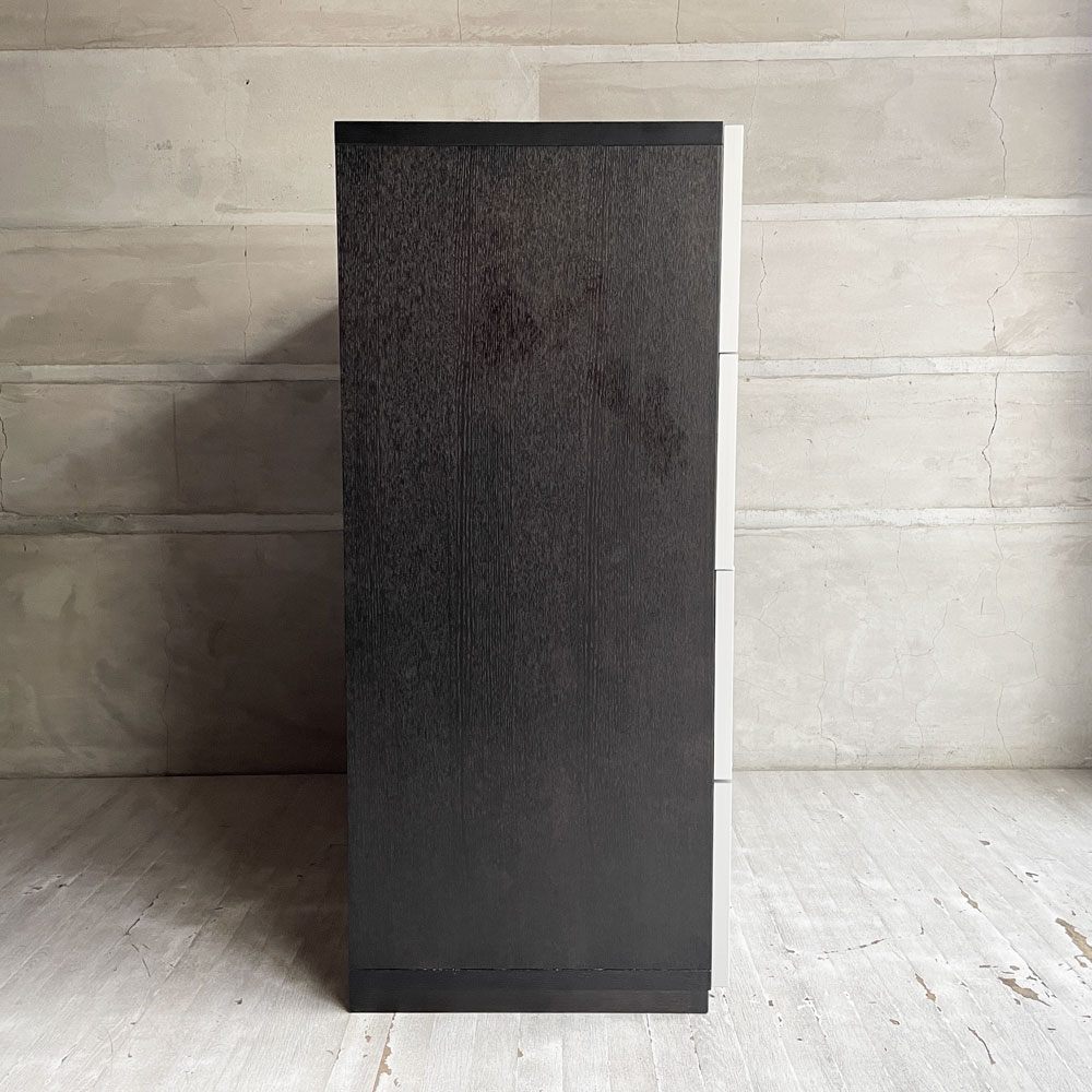 松永家具 Matsunaga Furniture ピアット piatto 4ドロワーズ チェスト キャビネット タモ材 モダンデザイン 廃番♪