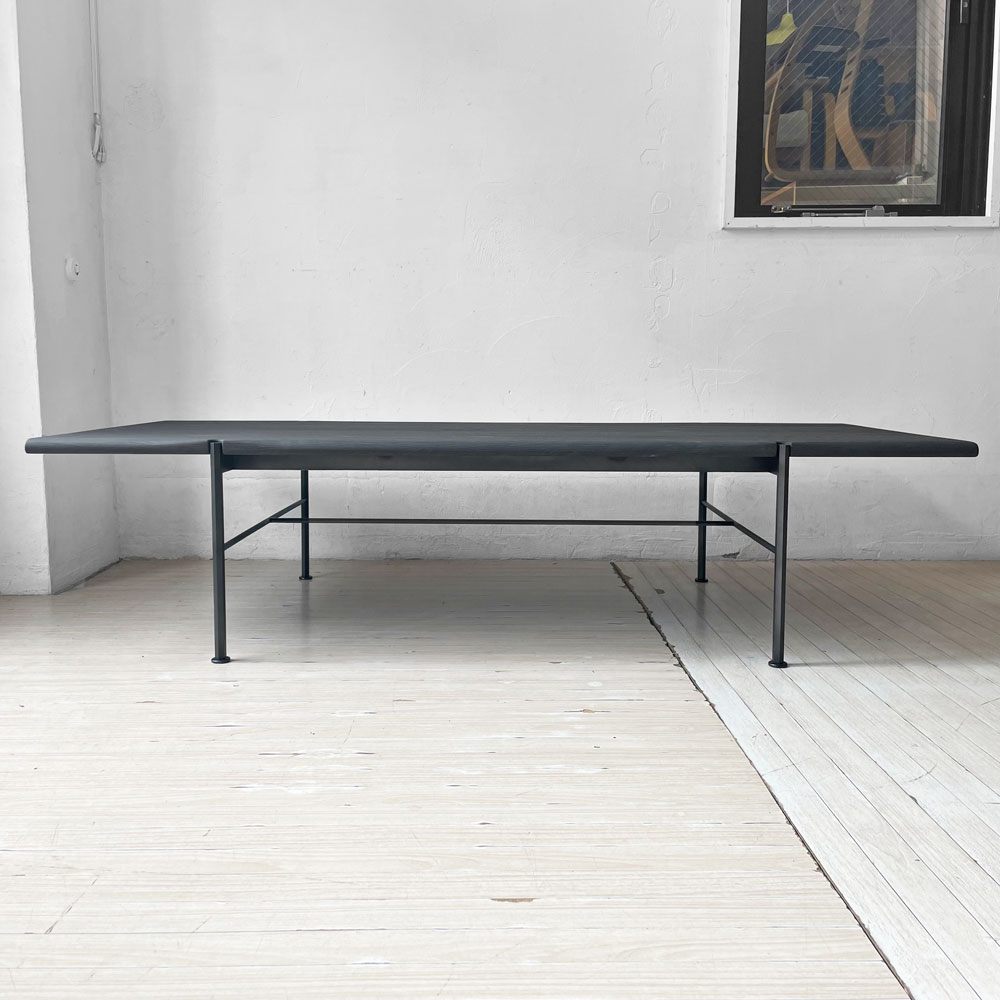 コンプレックス COMPLEX ノマド ローテーブル レグタングル NOMAD LOW TABLE RECTANGLE センターテーブル オーク無垢材 スミブラック 定価 ¥286,000- ★