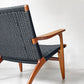 カールハンセン＆サン Carl Hansen & Son CH25 イージーチェア ラウンジチェア ウォールナット材 ブラックペーパーコード ハンス・J・ウェグナー デンマーク 北欧家具 ★