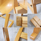 豊橋木工 TOYOMOKU アップライトチェア UPRIGHT CHAIR ナチュラル × アクアブルー 交換用座面カバー付き PVC ベビーチェア キッズチェア ●