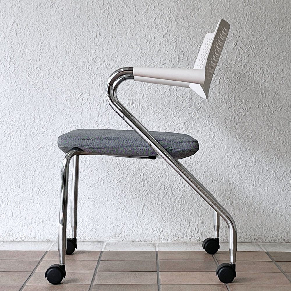 ヴィトラ vitra ビザロール Visaroll デスクチェア ミーティングチェア キャスターベース スタッキング アントニオ・チッテリオ A ◇