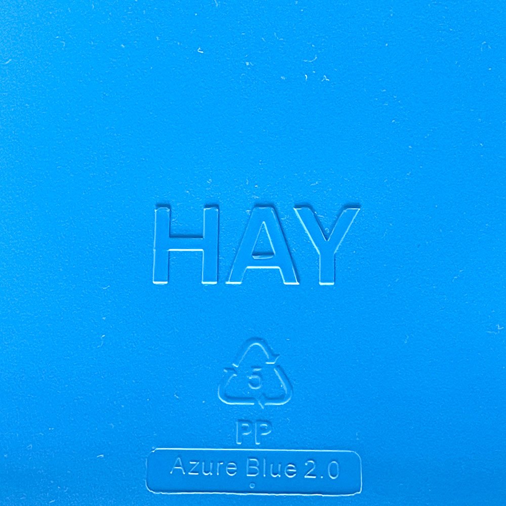 ヘイ HAY アバウト ア チェア ABOUT A CHAIR AAC22 アームチェア ダイニングチェア アズールブルー 木製脚 ヒー・ウェリング 北欧モダン デンマーク ●