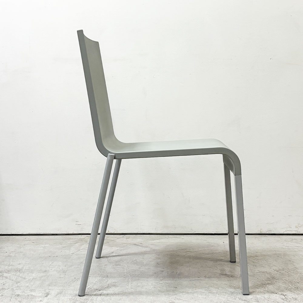 ヴィトラ vitra. ゼロスリー .03 ダイニングチェア スタッキングチェア マールテン・ヴァン・セーヴェレン Maarten Van Severen グレー C ●