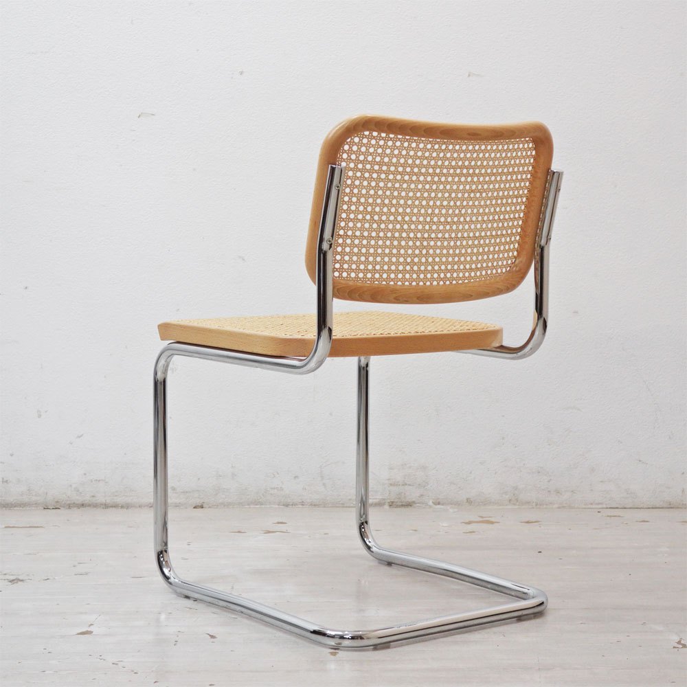 ノルスタジオ Knoll Studio ノール ブロイヤーコレクション Breuer Collection チェスカチェア CESCA CHAIR アームレス マルセル・ブロイヤー 美品 ●