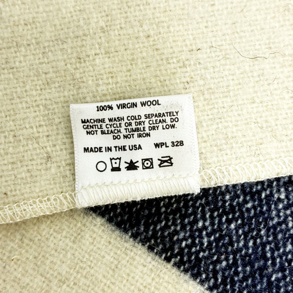 ファリバルト ミル FARIBAULT WOOLEN MILL U.S.NAVY ウールブランケット W約212.5×D165cm アメリカ ●