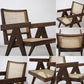 ピエール・ジャンヌレ Pierre Jeanneret イージーチェア Easy Chair チーク無垢材 チャンディーガル レター有 1950s Zoology-57 ビンテージ ●