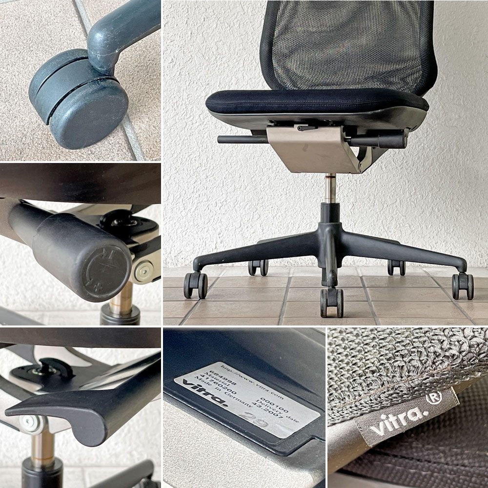 ヴィトラ Vitra メダプロ MedaPro オフィスチェア デスクチェア ワークチェア 事務椅子 アームレス アルベルト・メダ エルゴノミクス 廃番 ◇