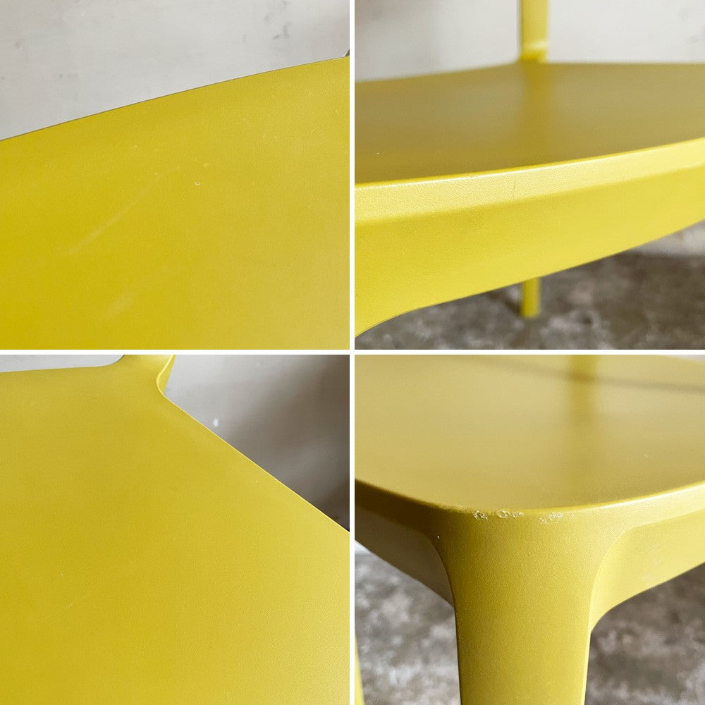 カリガリス Calligaris スキン SKIN ダイニングチェア スタッキング マットマスタードイエロー 廃番カラー 参考定価¥21,670- B ■