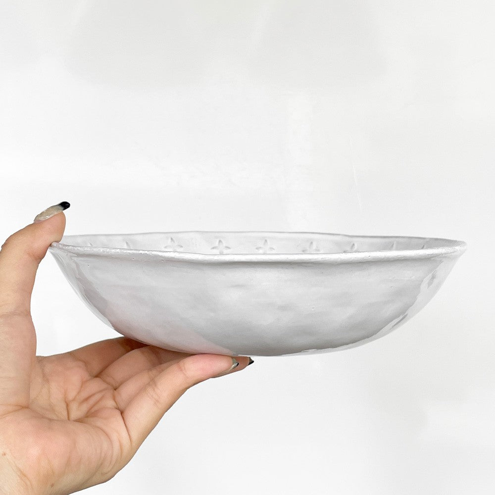 アスティエ・ド・ヴィラット ASTIER de VILLATTE チュイルリー Tuileries スーププレート φ22cm 陶器 フランス ■