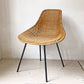 イデー IDEE バーバス チェア BARBAS CHAIR ダイニングチェア スチール脚 ラタン ナチュラル リゾートスタイル B ★