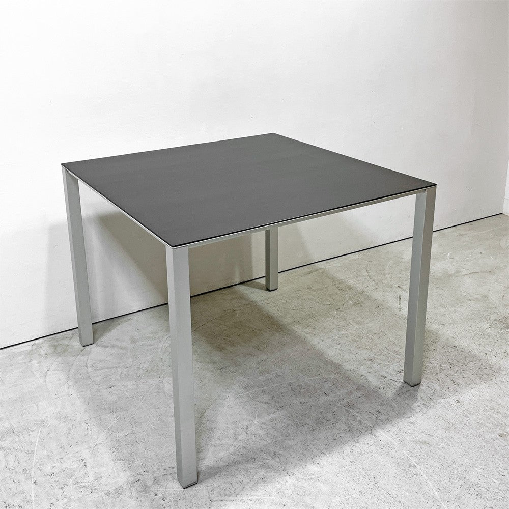カッシーナ Cassina ixc. エアーフレーム AIR FLAME 3004 VO ダイニングテーブル オーク天板 ブラック W90cm デヴィッドチッパーフィールド モダンデザイン ●
