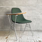 ハーマンミラー Herman Miller サイドシェルチェア セカンド 2nd ビンテージ アプホルスター スクールベース 肘掛けテーブル付 イームズ ミッドセンチュリー B  ♪