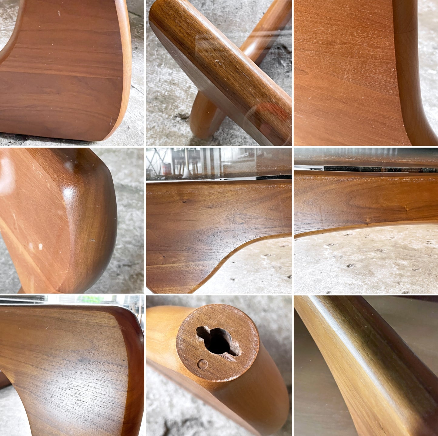 ハーマンミラー Herman Miller ノグチ コーヒーテーブル Noguchi Coffee Table イサムノグチ Isamu Noguchi ガラス天板 厚19mm ミッドセンチュリー 名作 ■